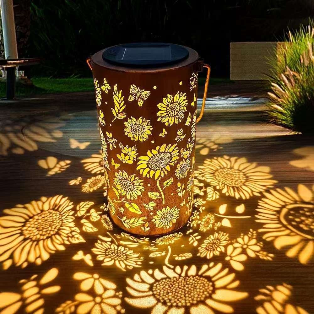 Outdoor Power Lights - Luz de girassol e sombra, luz