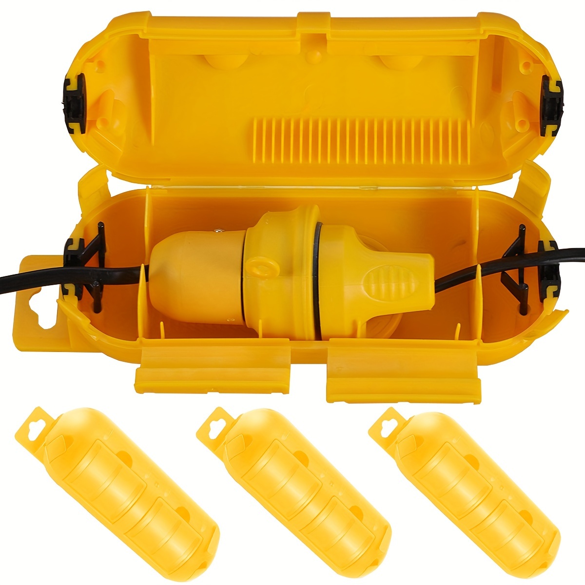 Outdoor Power Extension - Capa de Segurança Amarela para Extensão