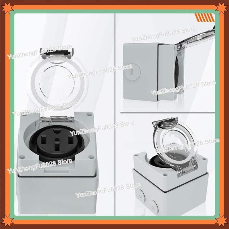 Outdoor Power Receptacle Box - Caixa de Tomada de Energia 50Amp