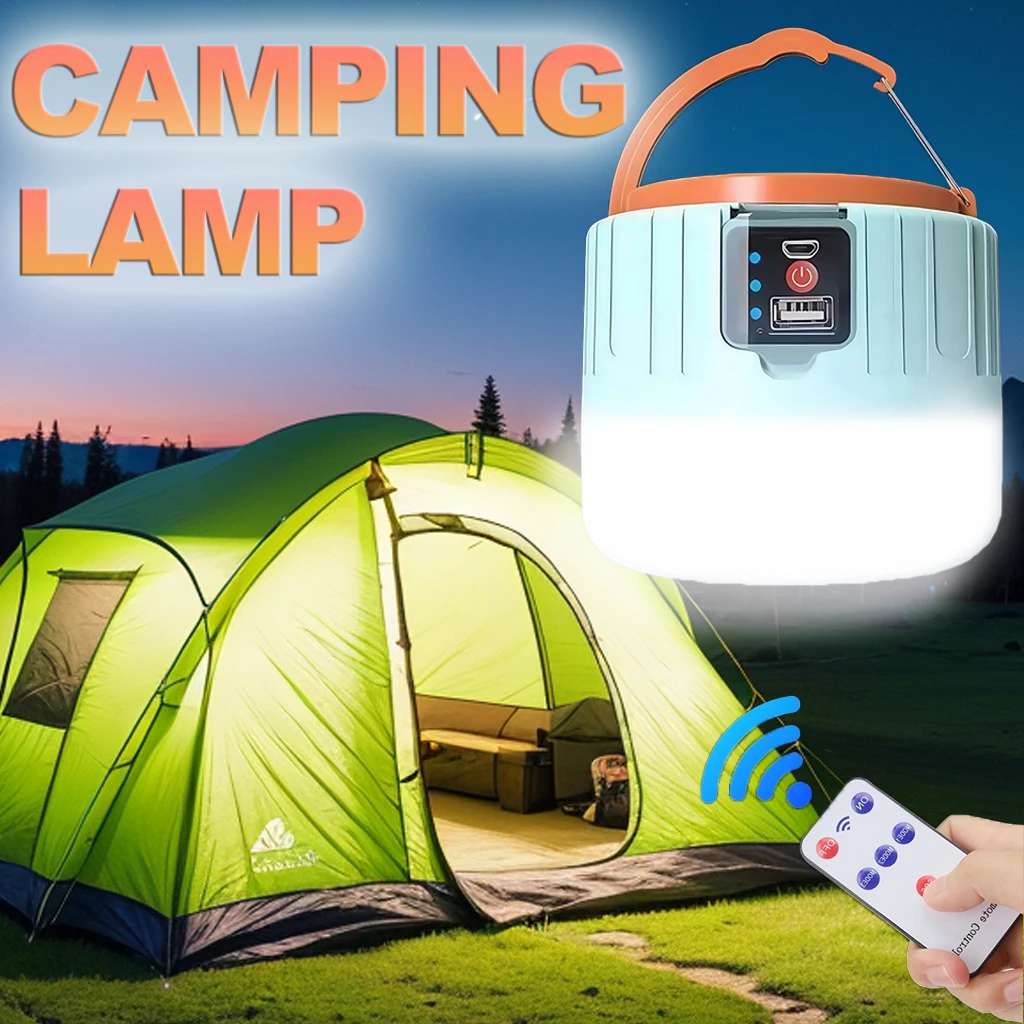 Outdoor Power Lights - Lanterna de acampamento solar recarregável led