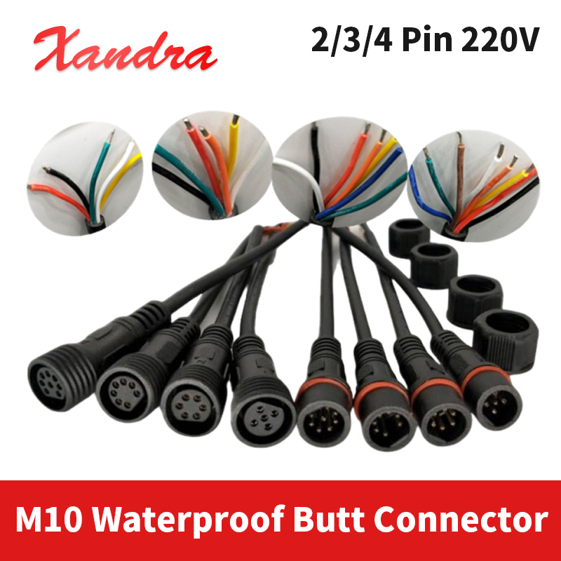 Outdoor Power Extension - M10 2 pinos 3/4 pinos à
