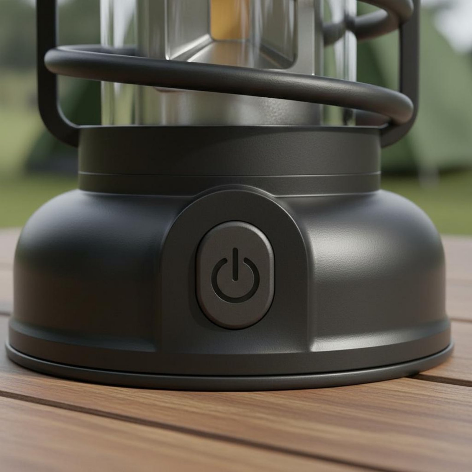 Outdoor Power Lights - Lanterna de Camping Retrô com Fonte