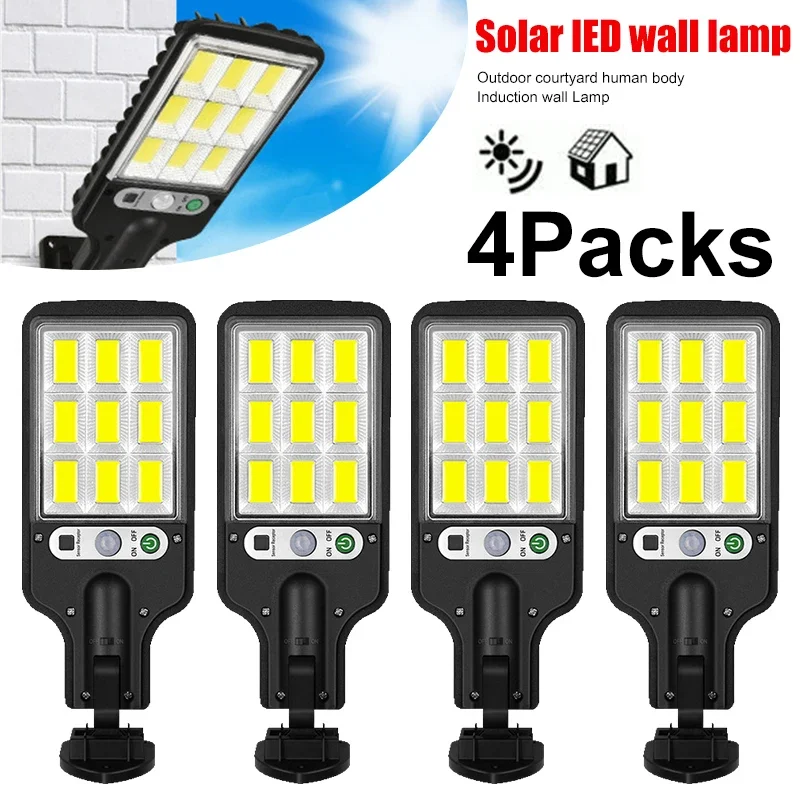 Outdoor Power Lights - Lâmpada de Parede Solar LED Potente