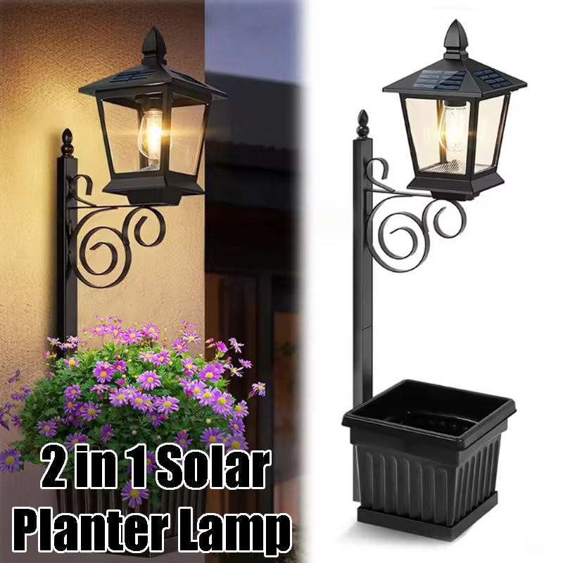 Outdoor Power Lights - Luminária Solar 2 em 1 para