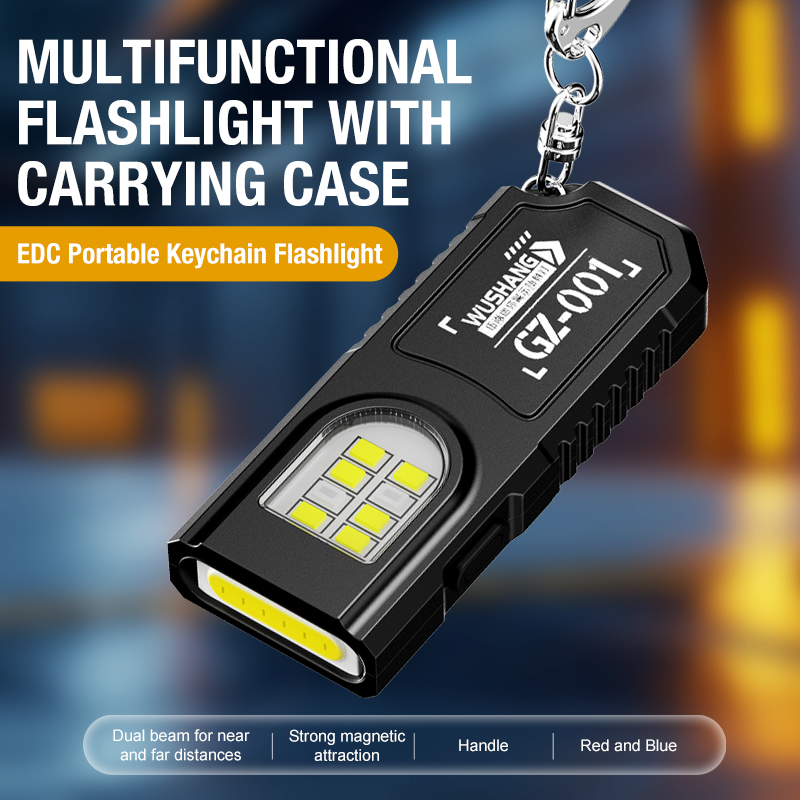 Outdoor Power Lights - Lanterna LED COB Portátil com Clip