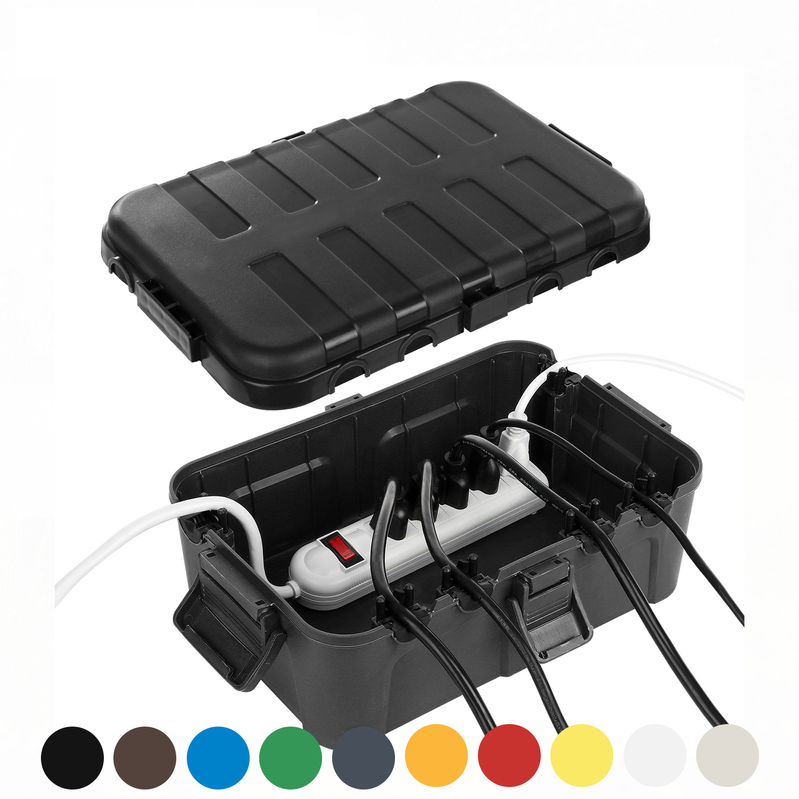Outdoor Power Extension - Caixa elétrica externa extra grande, capa