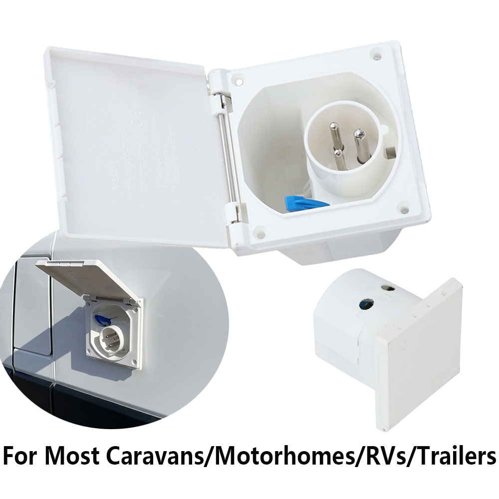 Outdoor Power Extension - Tomada de Alimentação para Caravana CEE