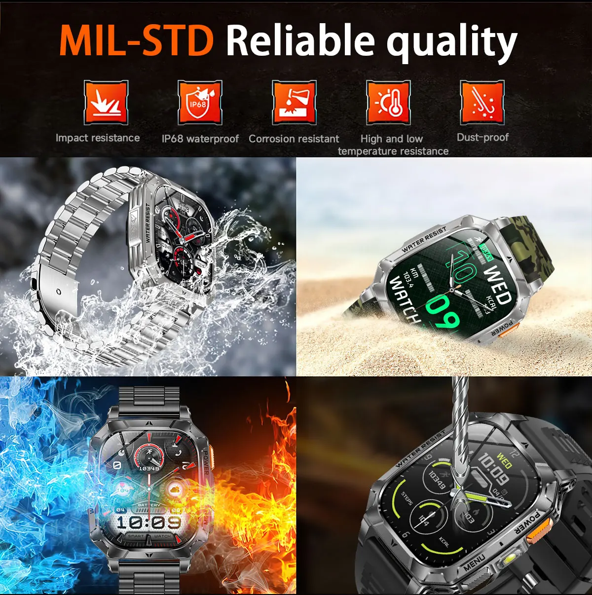 Novo Smartwatch Masculino 2026 - Outdoor Power Lights avaliação e preço