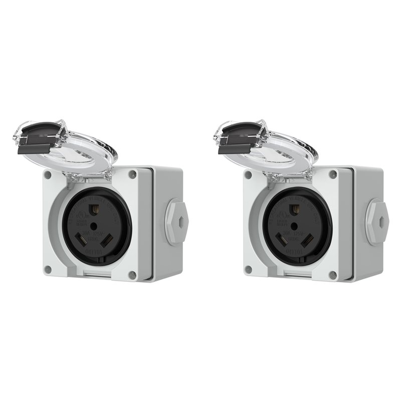 Caixa de tomada de energia 2X  - Outdoor Power Receptacle Box avaliação e preço