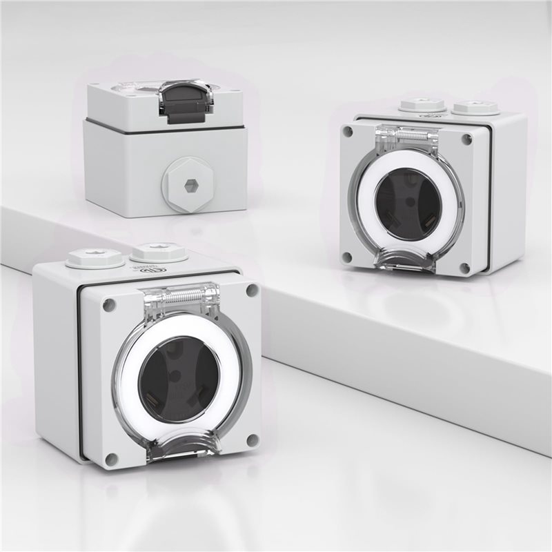 Caixa de tomada de energia 2X  - Outdoor Power Receptacle Box avaliação e preço