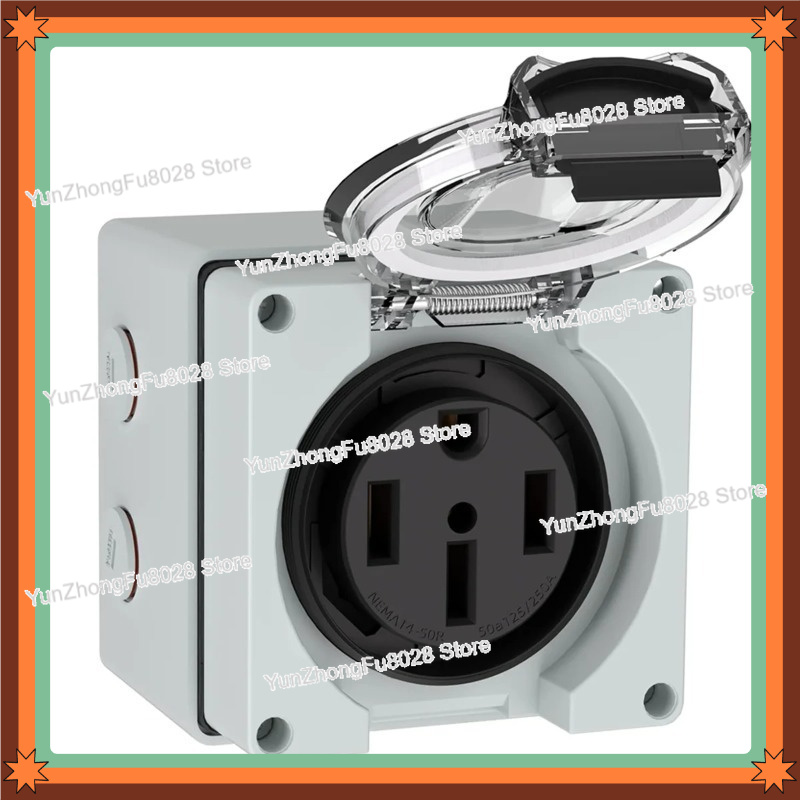Caixa de Tomada de Energia 50A - Outdoor Power Receptacle Box avaliação e preço