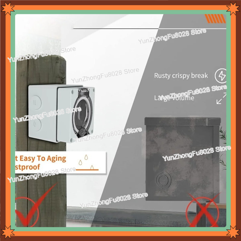 Caixa de Tomada de Energia 50A - Outdoor Power Receptacle Box avaliação e preço
