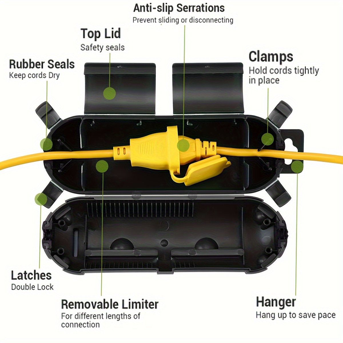 Cabo de extensão plug conexão  - Outdoor Power Extension avaliação e preço