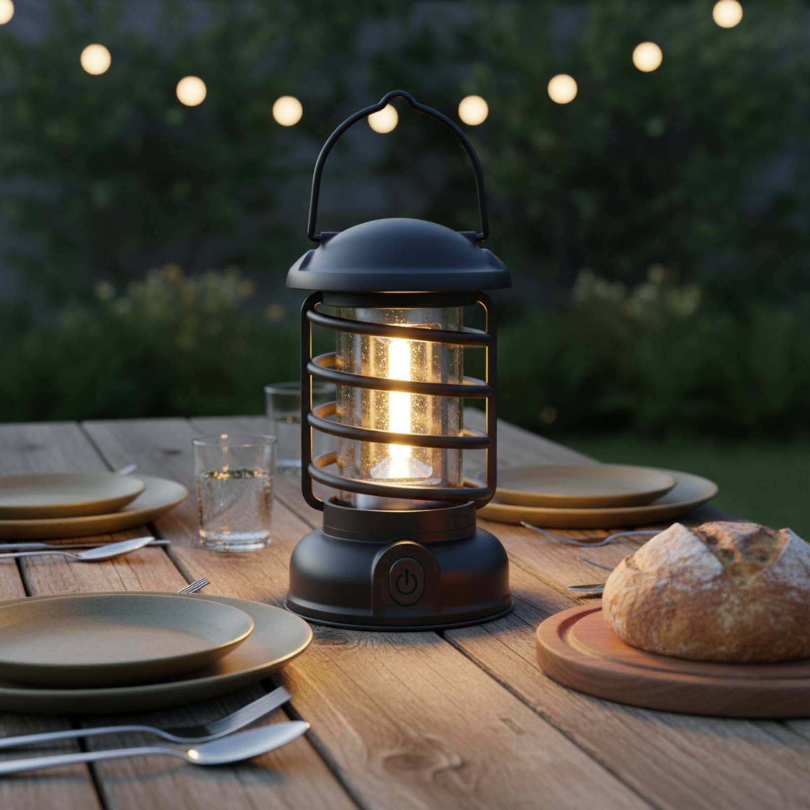 Lanterna de Camping Retrô com  - Outdoor Power Lights avaliação e preço