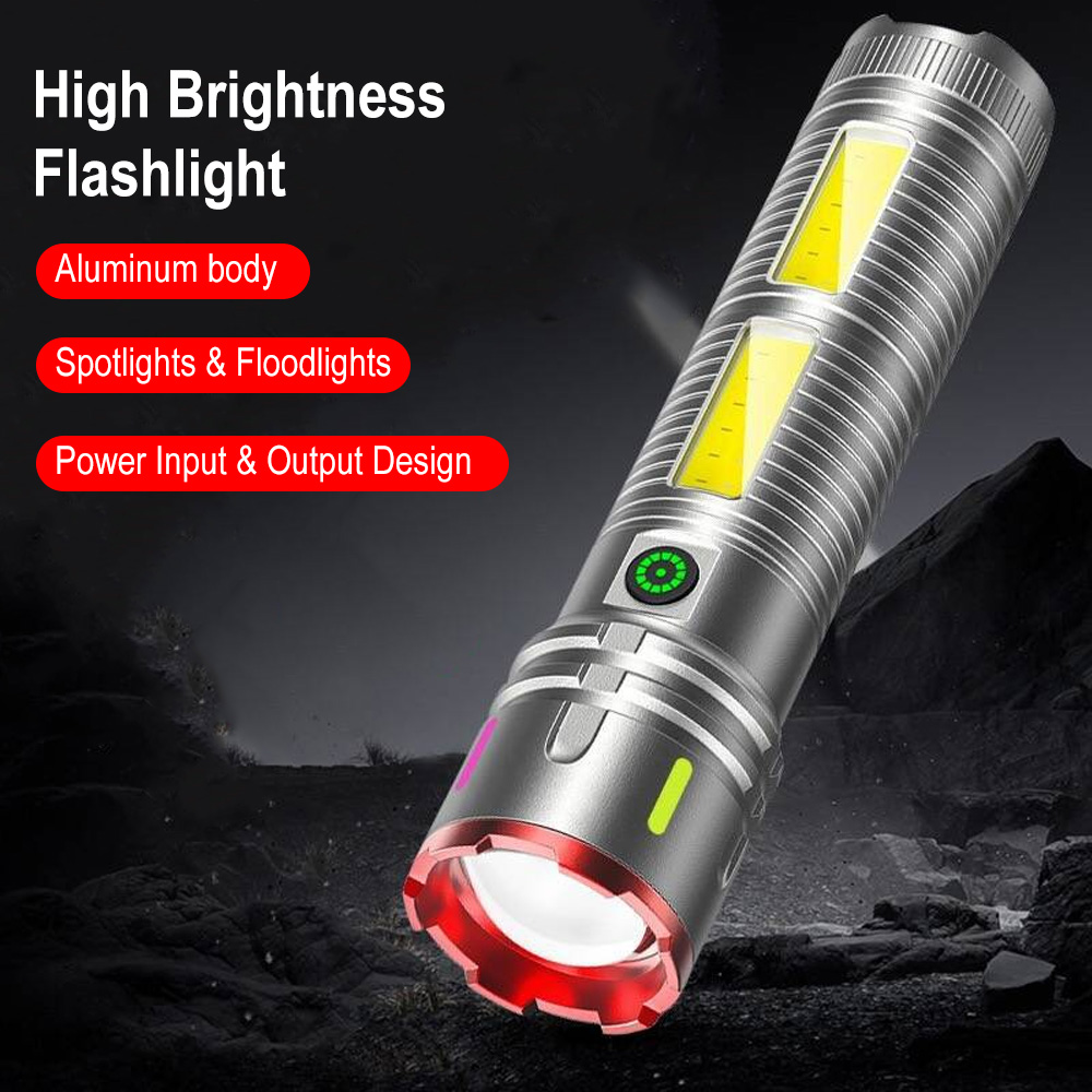 BORUiT Lanterna LED com zoom t - Outdoor Power Meter Bike avaliação e preço