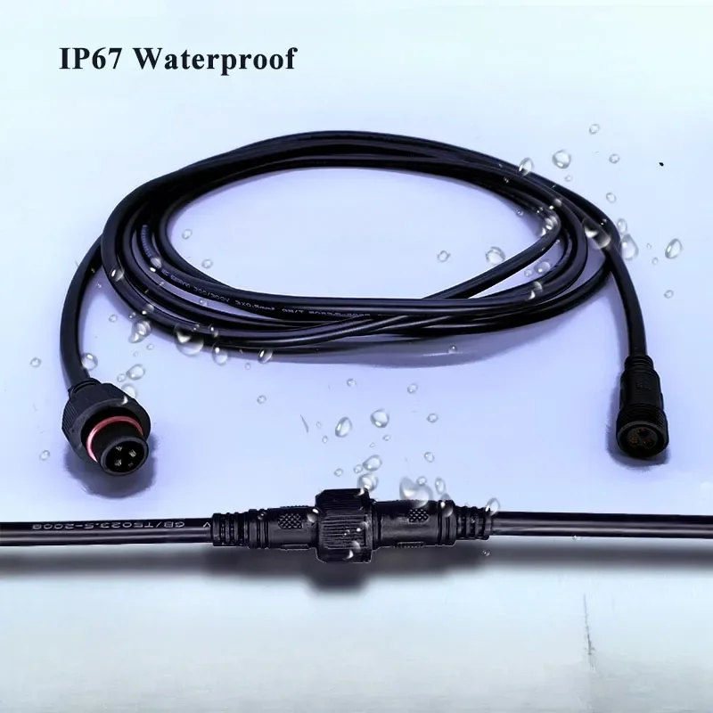 IP67 à prova d'água 2 3 4 5 6  - Outdoor Power Extension avaliação e preço