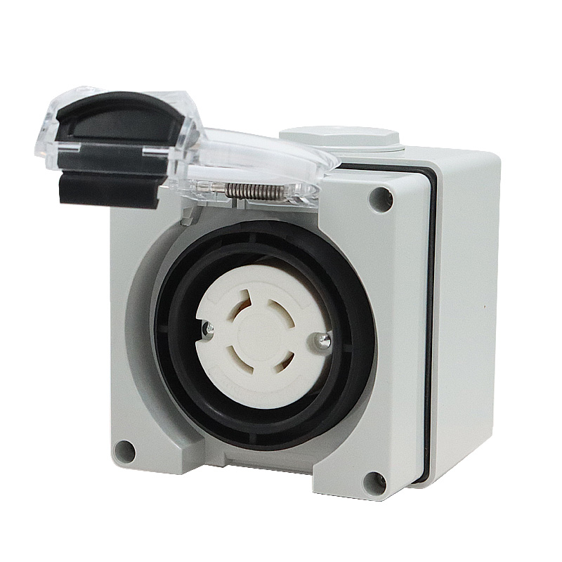125/250v 20a gerador rv caixa  - Outdoor Power Receptacle Box avaliação e preço