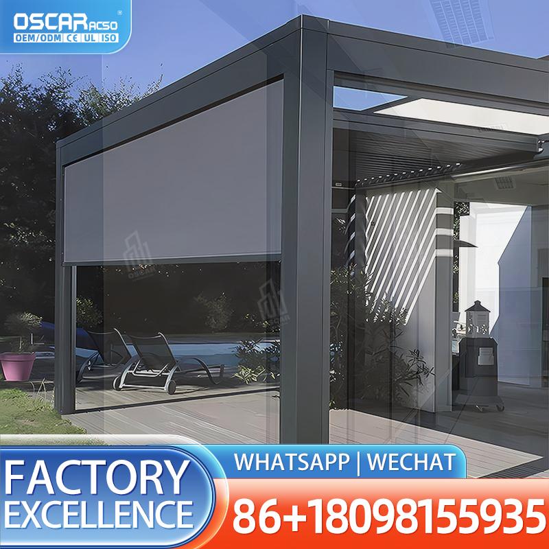 Persianas Verticais Elétricas  - Outdoor Power Roller Shades avaliação e preço