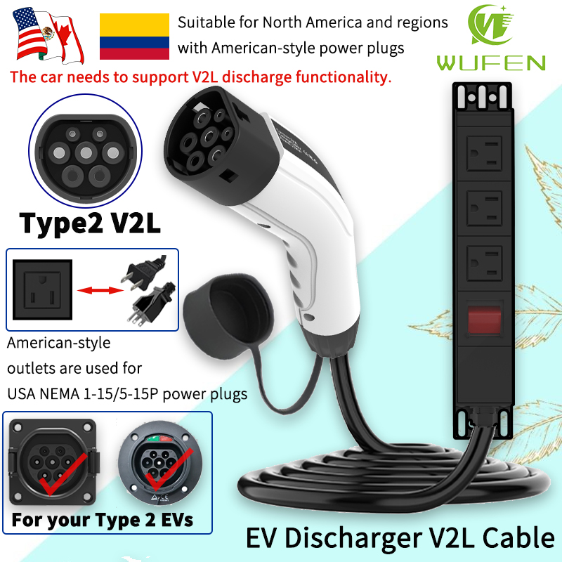 Wufen portátil tipo 2 v2l cabo - Outdoor Power Wire avaliação e preço