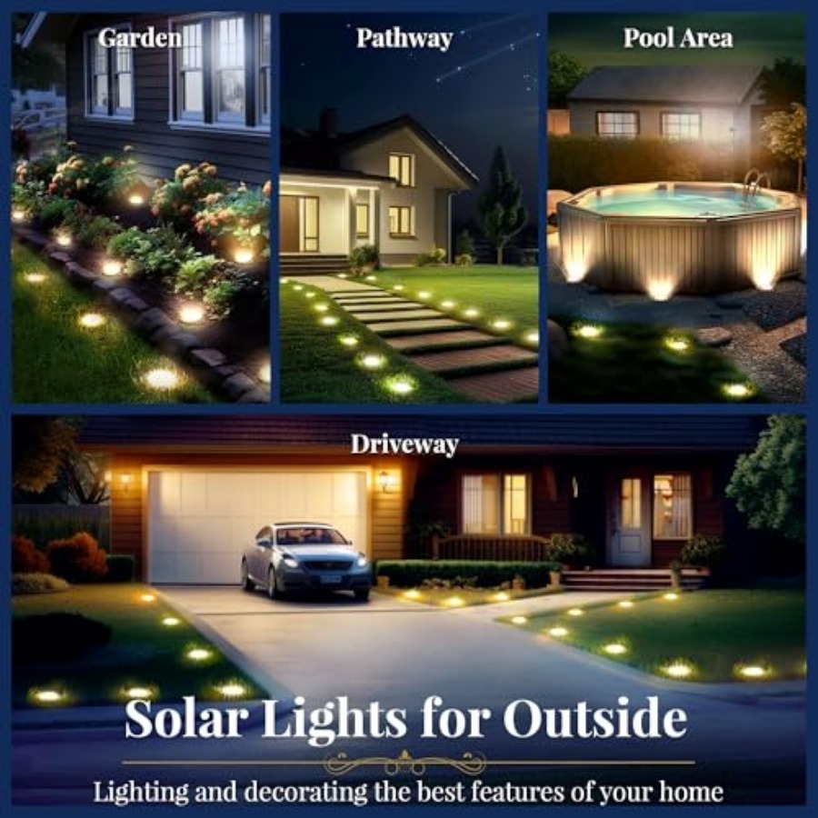 Luzes Solares de Solo, Luzes S - Outdoor Power Lights avaliação e preço
