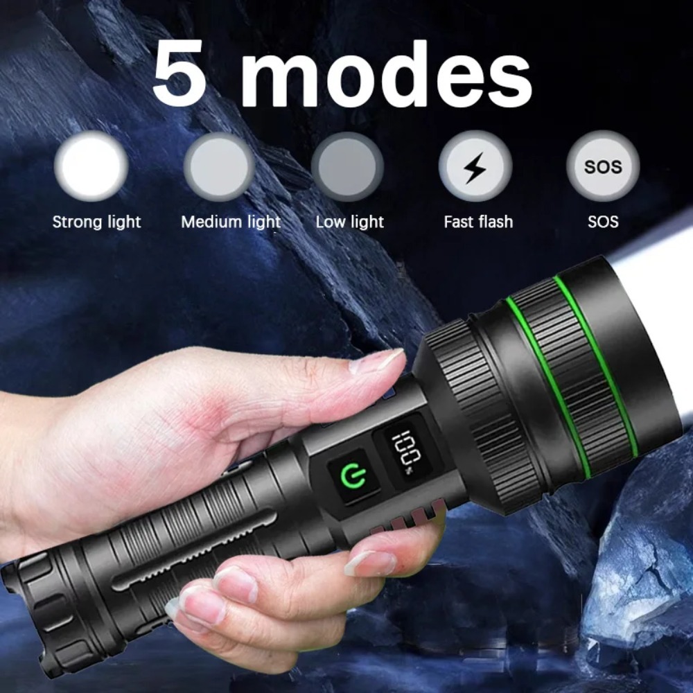 Lanterna LED poderosa com zoom - Outdoor Power Lights avaliação e preço