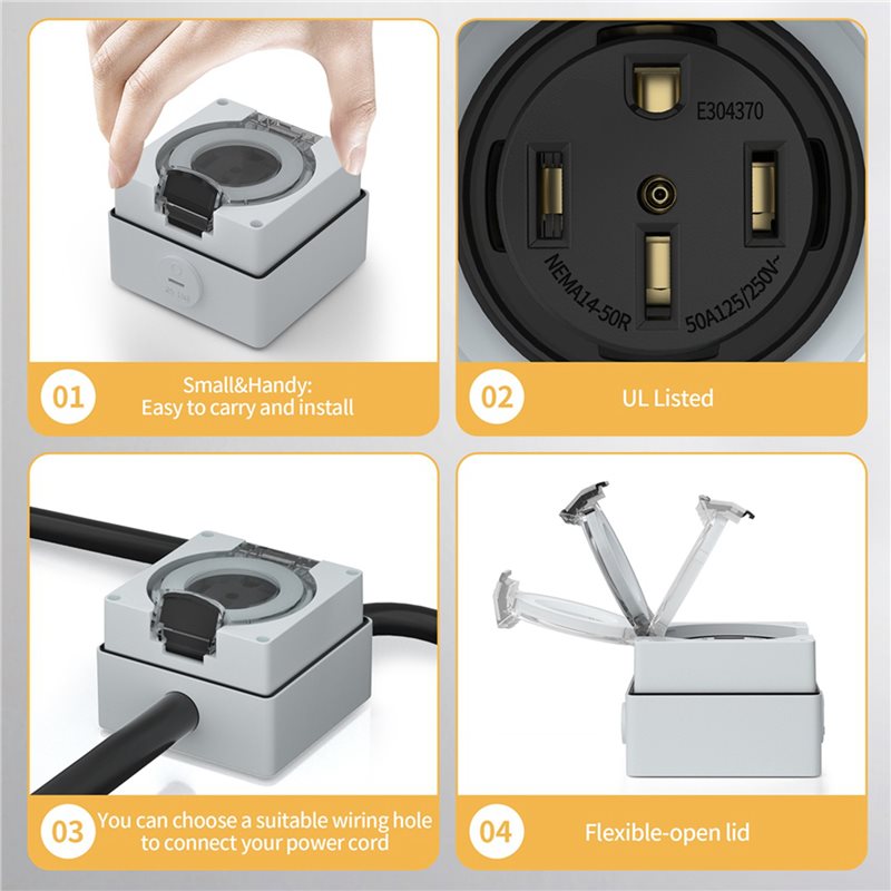 Caixa de tomada de energia T21 - Outdoor Power Receptacle Box avaliação e preço